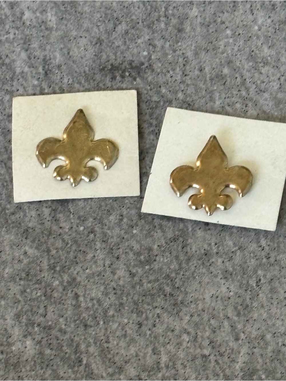 Vintage BOYSCOUT BOY SCOUT Goldtone Button Pin Fastener